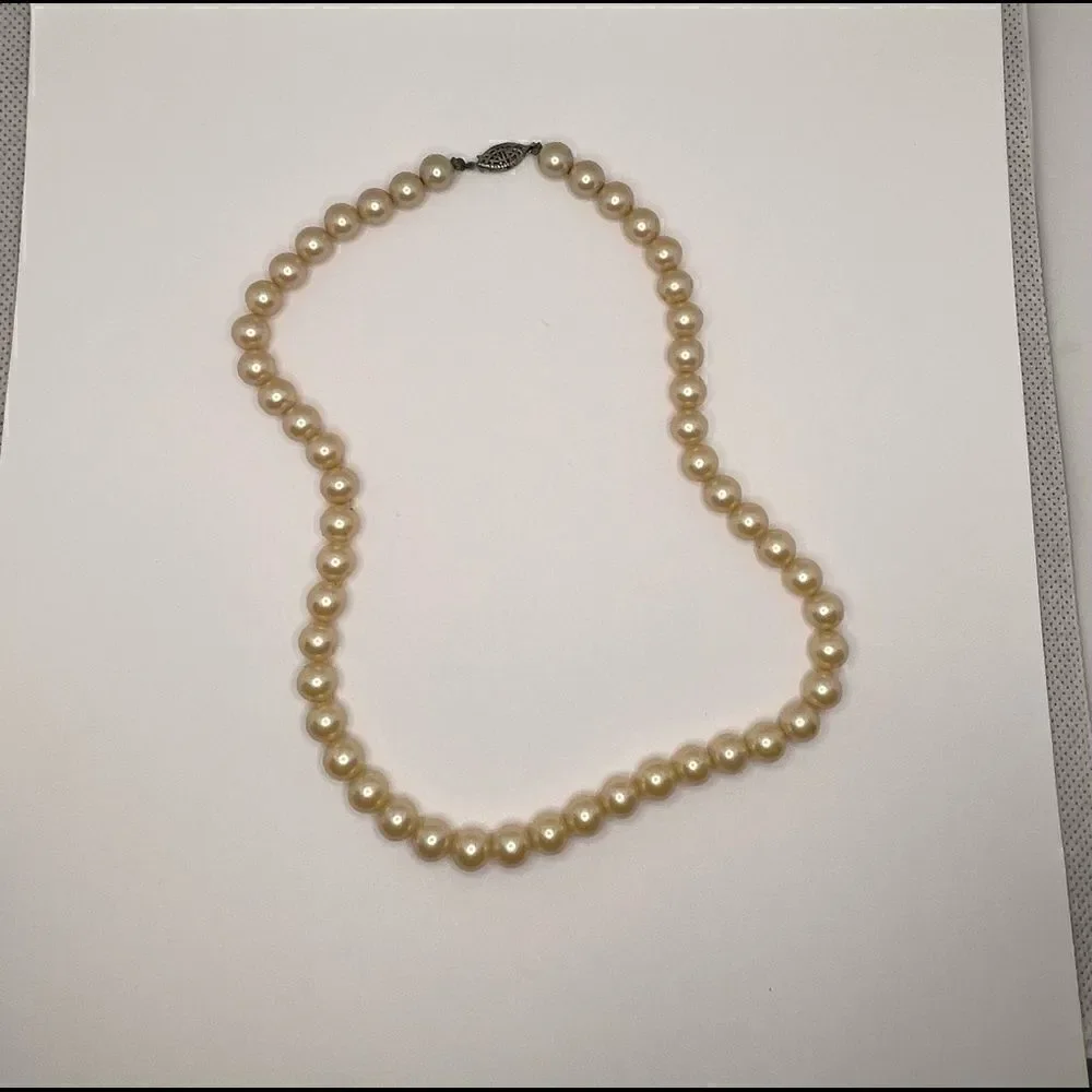 Vintage glass pearls